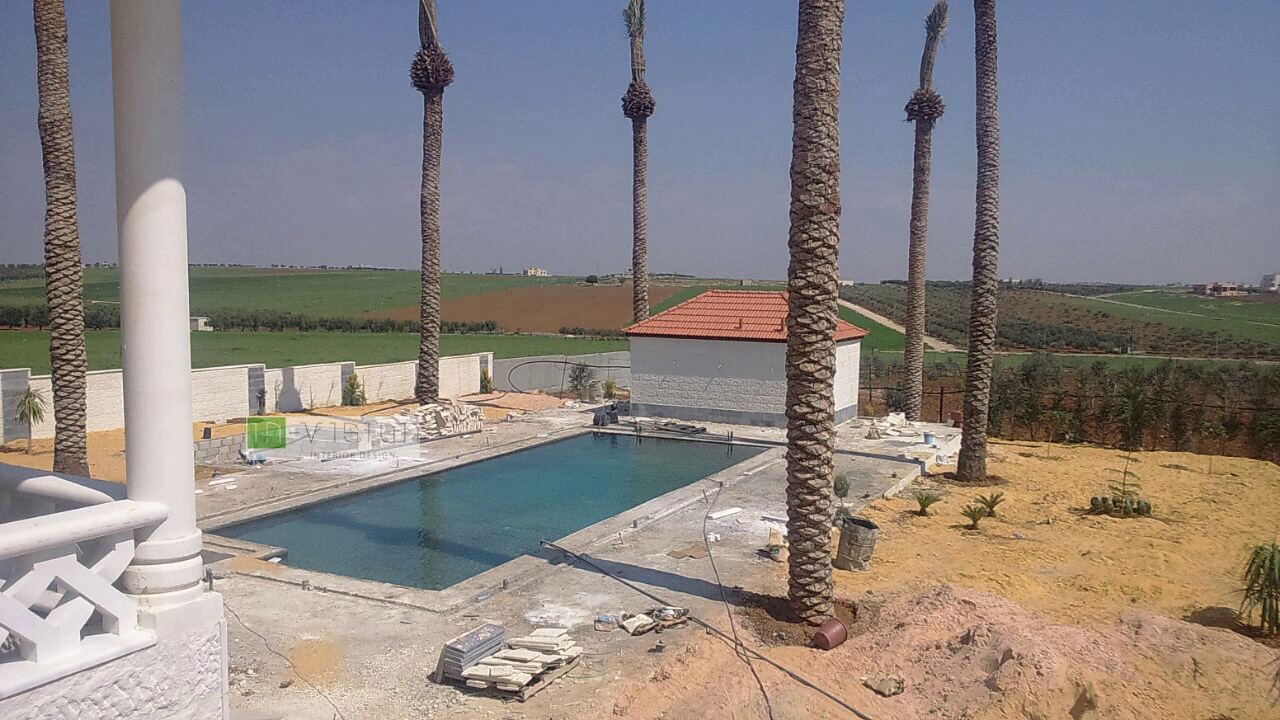 SWIMMING POOL ,مراحل عمل بركة سباحة و جاكوزي خارجي من الصفر , INVISION,