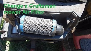 Change A Riding Mower Air Filter