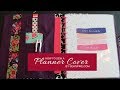 How to sew a planner organizer cover with elastic button tab closure