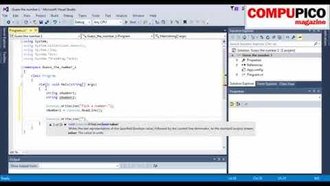 Guess the Number game | Beginner C# Tutorial | Learning C# for Beginners | Visual Studio