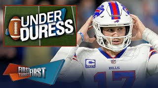 Bills QB Josh Allen headlines Broussard's Under Duress List in Week 14 | NFL | FIRST THINGS FIRST