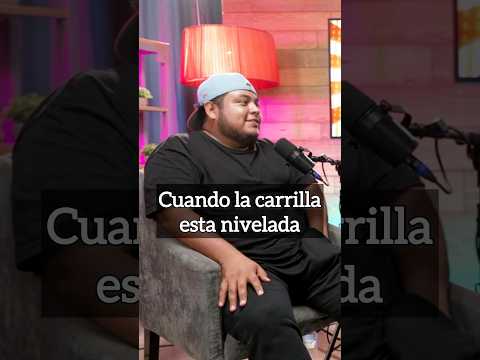 Cuando la carrilla está nivelada.