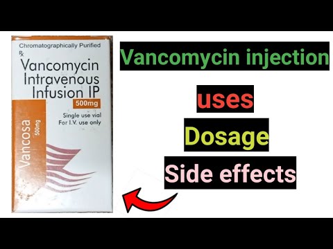 Video: Hvad er Vancomycin-injektion?