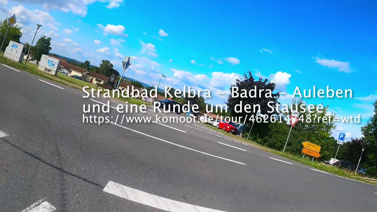 Strandbad Kelbra - Badra - neuer Radweg - Auleben - Stauseerunde I 16km I TimeWarp GoPro Hero 9