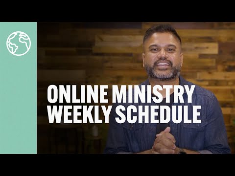 What Should Your Weekly Schedule Look Like in Online Ministry?