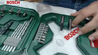 Drill bits set X34 Bosch professional 34pcs unboxing and review