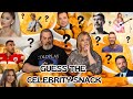 Guess the celebrity snack game