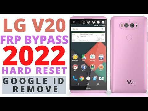 Lg V20 Frp Bypass 2022 | F800s H918 H990n H990ds Google Account Unlock | V30 Hard Reset Without Pc