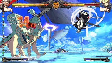 GG Xrd Ramlethal - equipped sword sweep reset