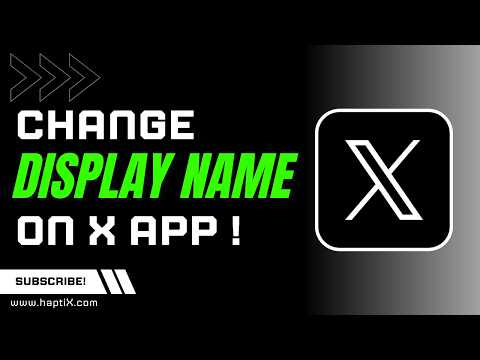 How to Change Twitter X Display Name