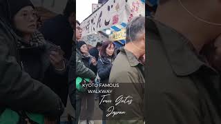 Kyoto Streets Full of Tourists | Walk to Torii Gates