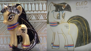 Custom CLEOPATRA PONY|| Fan Custom Friday #14 || Custom OC Pony Giveaway by MandaPanda #FCF