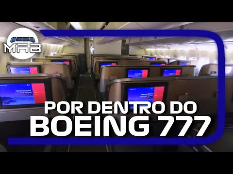 Vídeo: Qual é a disposição dos assentos em um 777?