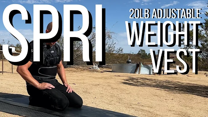 SPRI 20 lb adjustable weight vest - expand your bo...