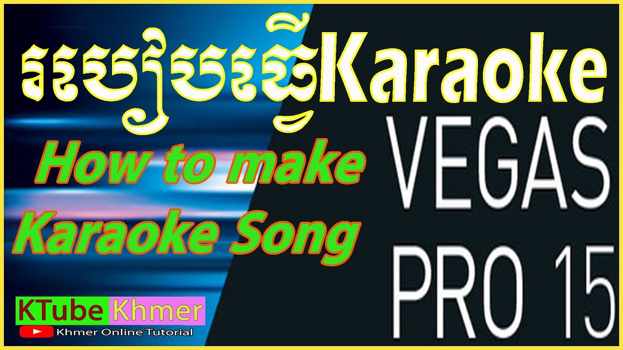 How to make karaoke text slide in Sony Vegas Pro 15 YouTube