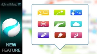 Imindmap 10 - New Branch Drawing Tool