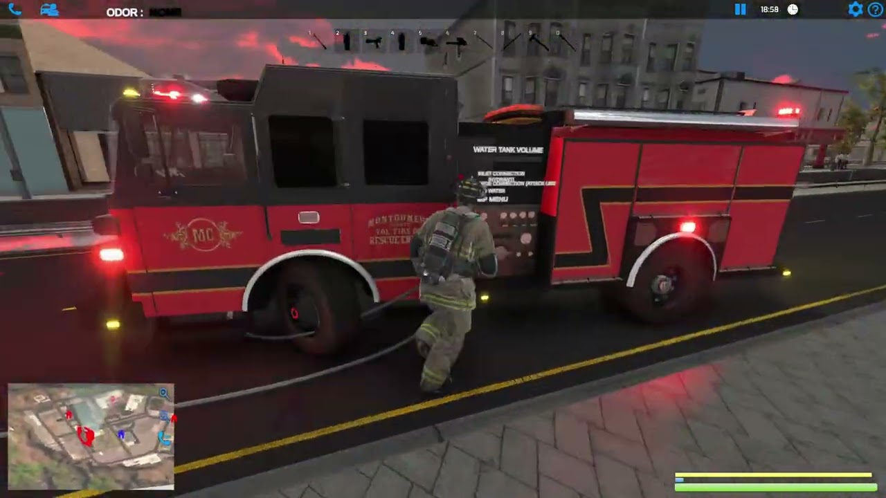 Токсичный дым от пожара в фургоне | EmergNYC Let's Play