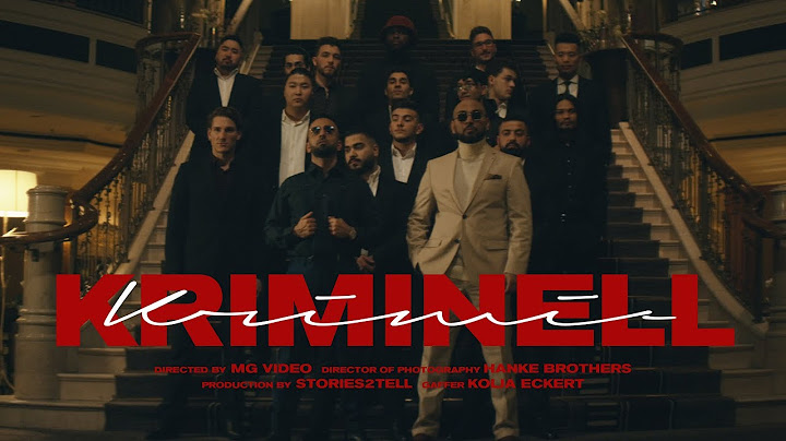 KIANUSH x PA SPORTS - KRIMINELL (prod. by Chrizmatic & Chekaa)