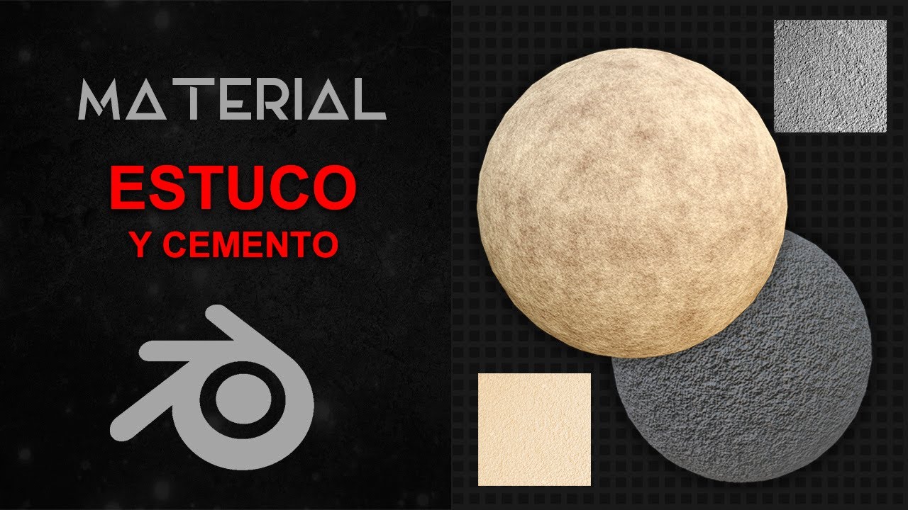 ESTUCO - CEMENTO PROCEDURAL  ¡ FÁCIL ! | BLENDER MATERIALES