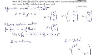 ECON20110 Exam 2011 Q4 Econ20110 Exercise 4