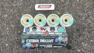 My first time trying Spitfire Formula Four skateboard wheels! (Part 1)