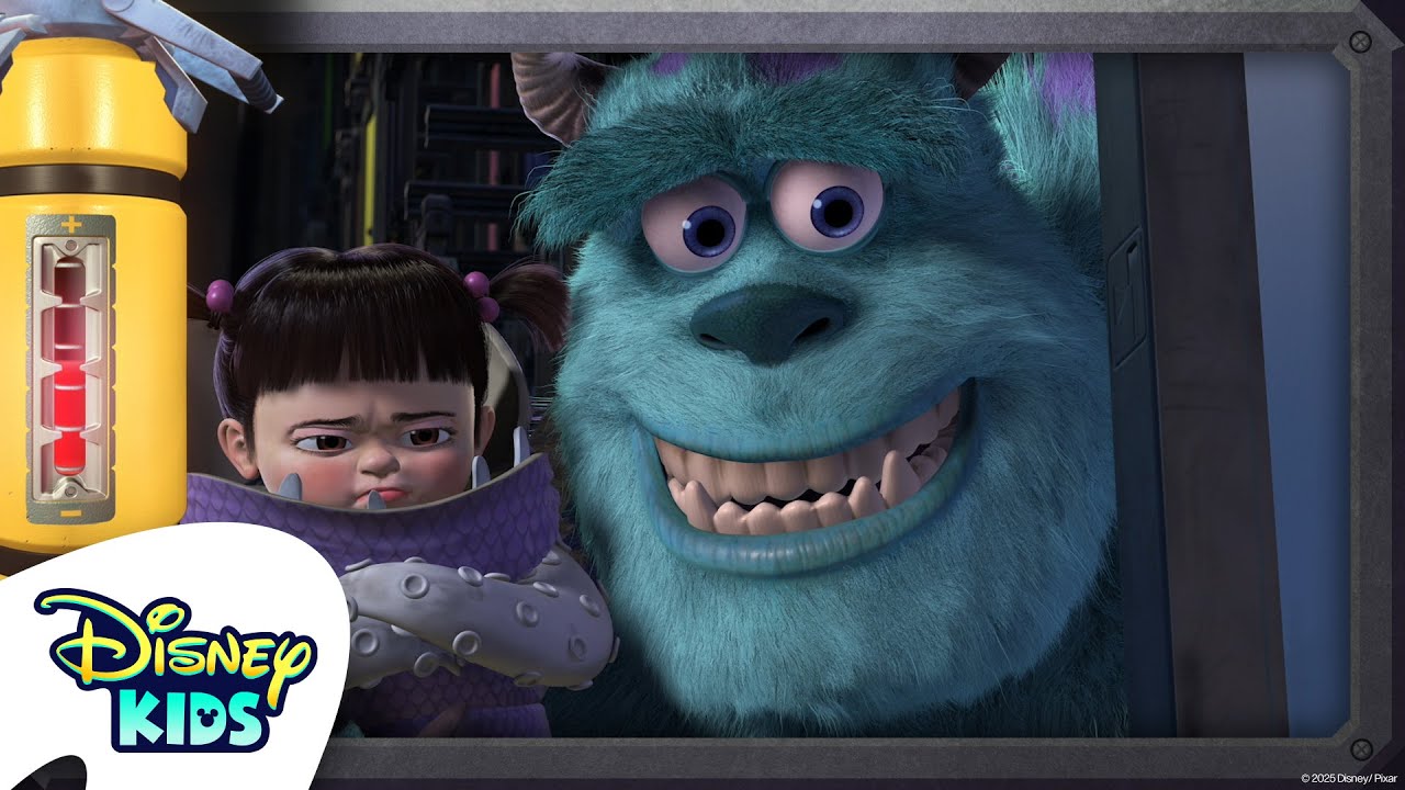 Fill the Canister with Sulley and Mike Wazowski!  | Pixar's Monsters,  Inc. | @disneykids