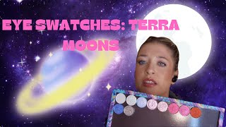 Eye Swatches: Terra Moons Single Eyeshadows *Spring 2024 Collection*
