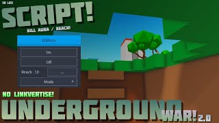 [Aim Bot 😳] Underground War 2.0 Script 🔥 No Linkvertise! Kill Aura / Reach -🔥PC & Mobile! - (2024)