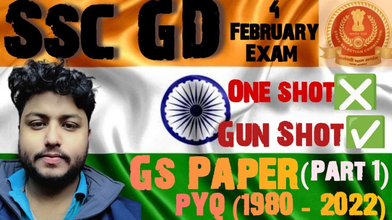 GS ONE SHOT(PART 1) || SSC GD (4 FEBRUARY 2025) - YouTube