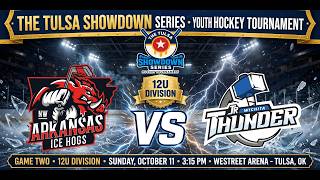 Wichita Jr Thunder vs NW Arkansas Ice Hogs | Tulsa Showdown Series 12U Youth Hockey - Game 2 screenshot 4