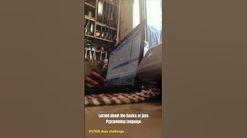 Day 1 of 100 Days Challenge of learning Java full stack back end devlopment