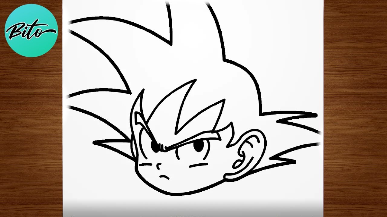 Como desenhar o goku – Blog Desenhistazinhos Kids