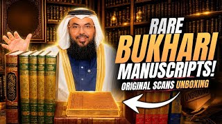😲📚‼️Unboxing RARE Manuscripts of Sahih al-Bukhari by Shaykh Uthman! (MUST WATCH)