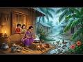 90s Monsoon mother's work increase on rainy days |  বৃষ্টি আর মায়ের ভালোবাসা Ghibli Style ASMR