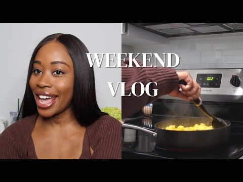 WEEKEND VLOG: Essentials & Yeezy Unboxing, Overcoming Procrastination + Cook With Me