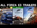 Evolution of Forza E3 Trailers (2005 - 2018)