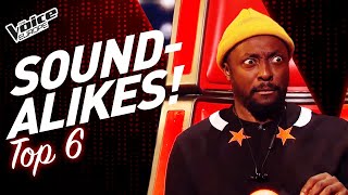 UNBELIEVABLE SOUNDALIKES in The Voice Kids! | TOP 6