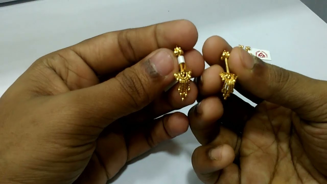 Earrings Designs in GRT Jewellers  Jewellery Designs