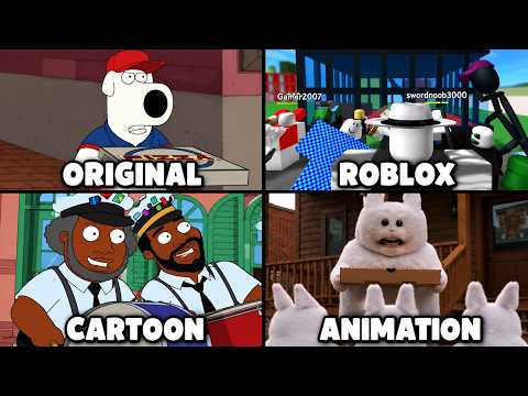 We’re All Just Blocking The Street Meme - All Versions