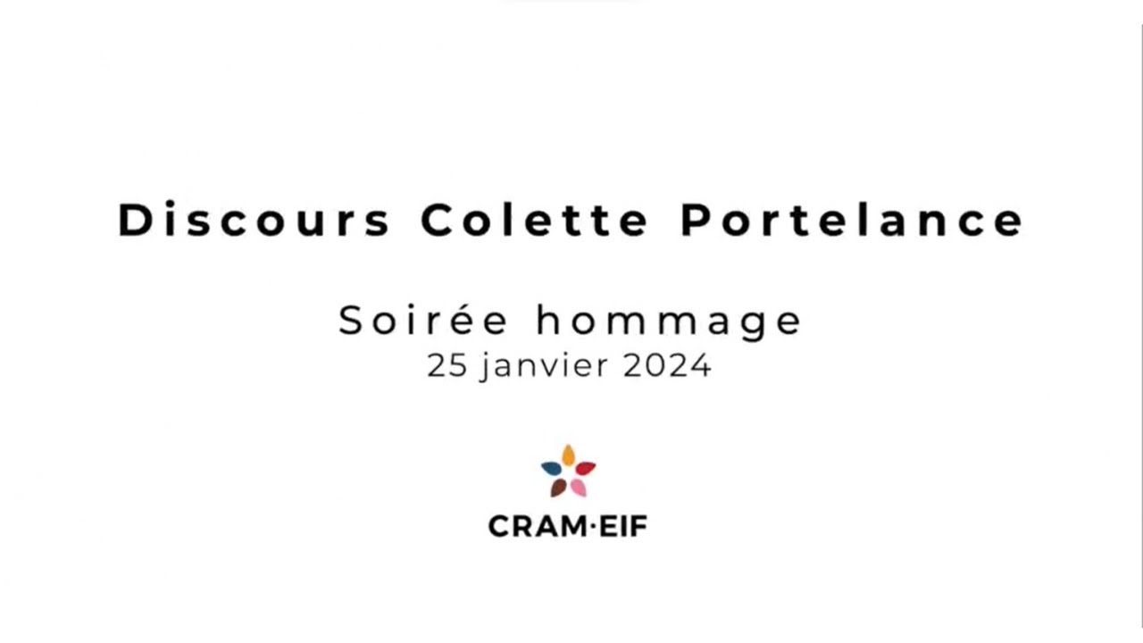 Discours de Colette Portelance sur le thème du vieillissement