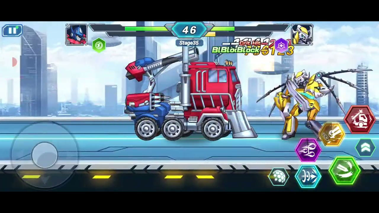 I play robot Battle game