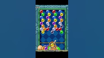 Puzzle Bobble Round30 - Classic Arcade Gameplay#shorts