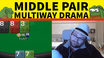 CTO Poker Lesson - How To (Not) Play Medium Strength Pocket Pair in Multiway Pots