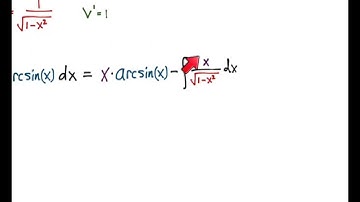 integrate arcsin(X)dx