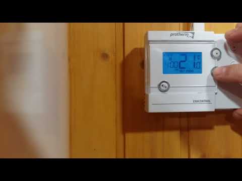 Как настроить комнатный термостат Exacontrol 7 Protherm