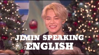Jimin Speaking English Compilation [2018]