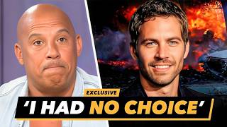 Vin Diesel Breaks Down In Tears And Reveals The Promise He Made To Paul Walker