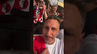 ¡EMOTIVO! El Chaco Giménez llora en el estadio tras ver a SANTI CAMPEÓN con el FEYENOORD