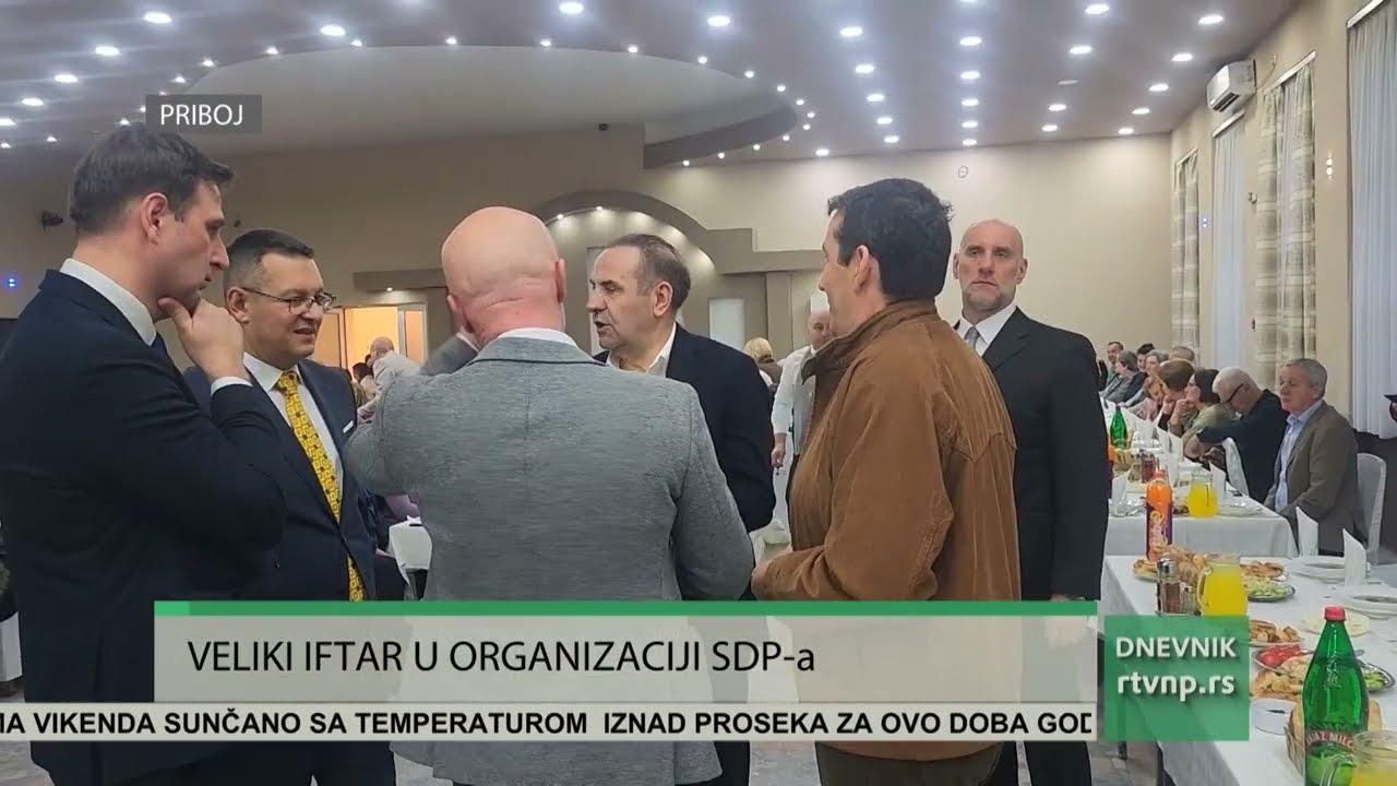 Veliki iftar u Priboju u organizaciji SDP-a