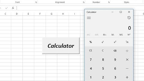 Automatically Open Calculator In Excel Using VBA